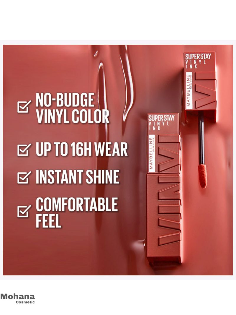 رژلب مایع میبلین مدل Super Stay Vinyl Ink - Image 2