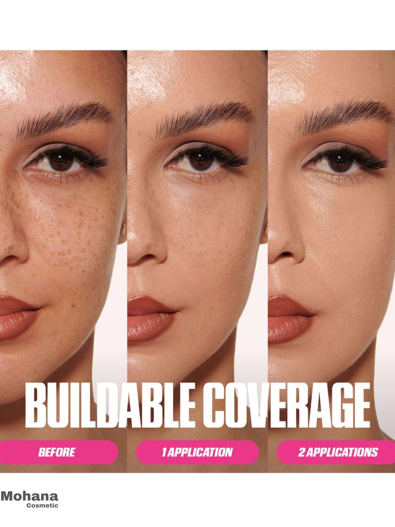 کرم پودر هدی بیوتی مدل Easy Blur حاوی نیاسینامید 30ml - Image 3