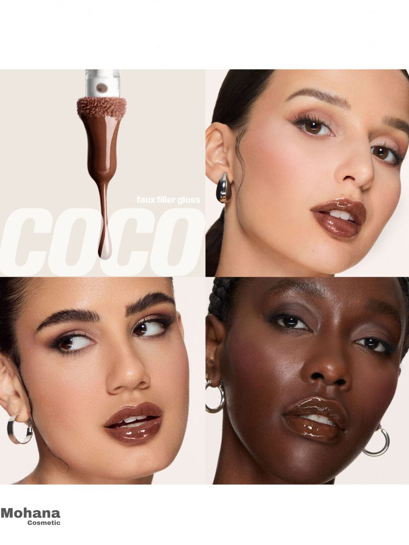 ست لیپ گلاس و مداد لب هدی بیوتی مدل Juicy Coco Lip Duo - Image 5