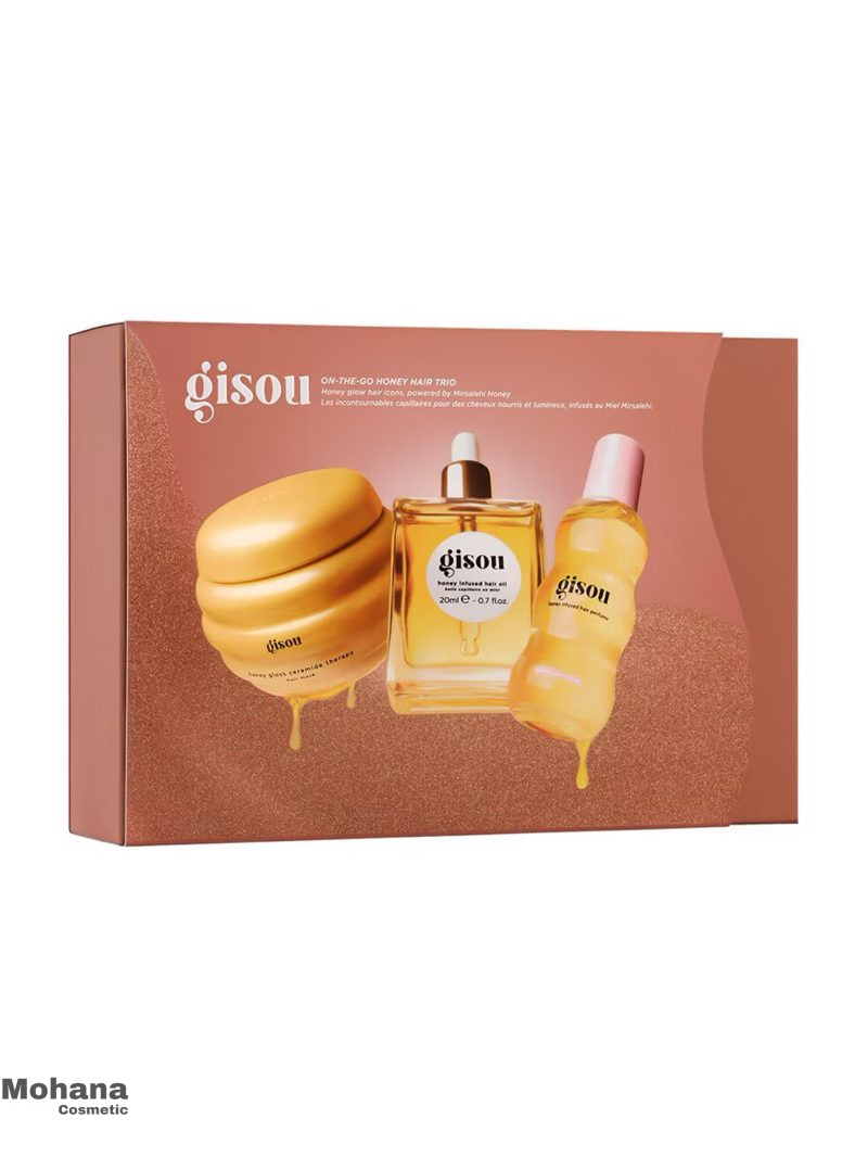 ست مراقبت از مو گیسو مدل On The Go Honey Hair Trio - Image 8