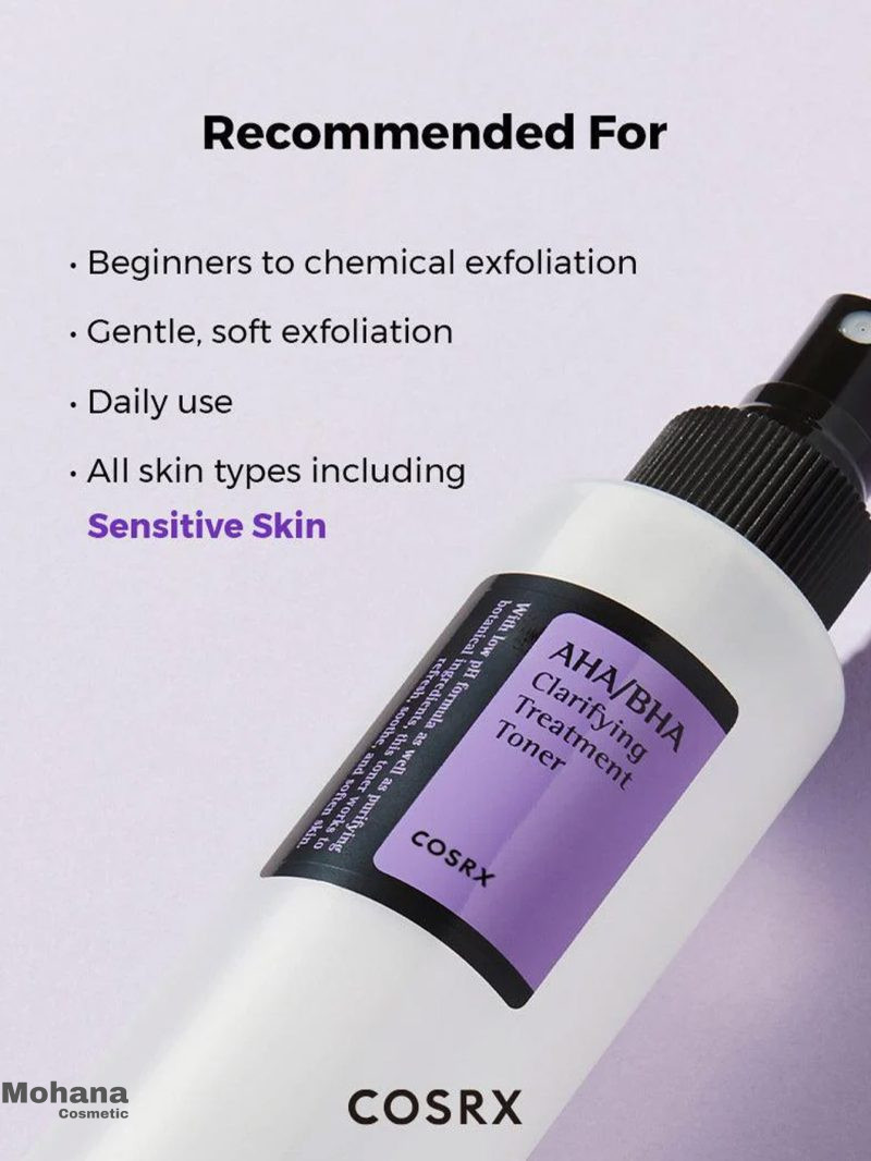 تونر لایه بردار کوزارکس مدل AHA/BHA Clarifying Treatment - Image 5