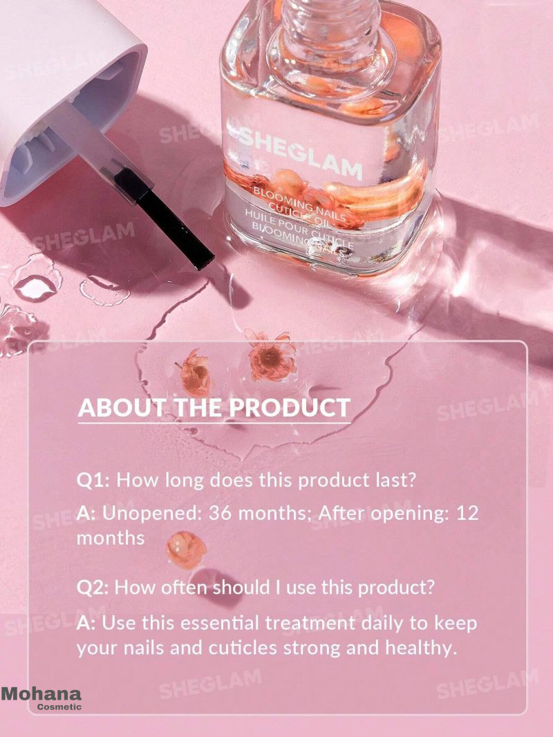 روغن تقویت کننده ناخن شیگلم مدل Blooming Nails - Image 4