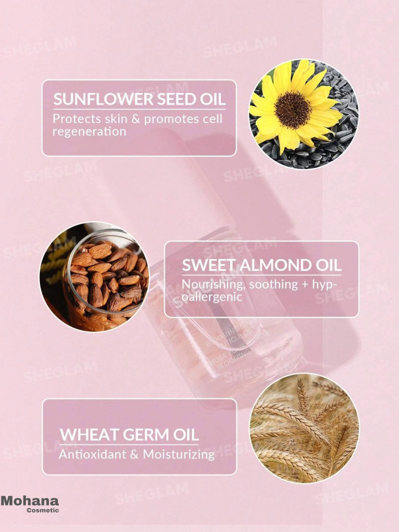 روغن تقویت کننده ناخن شیگلم مدل Blooming Nails - Image 7