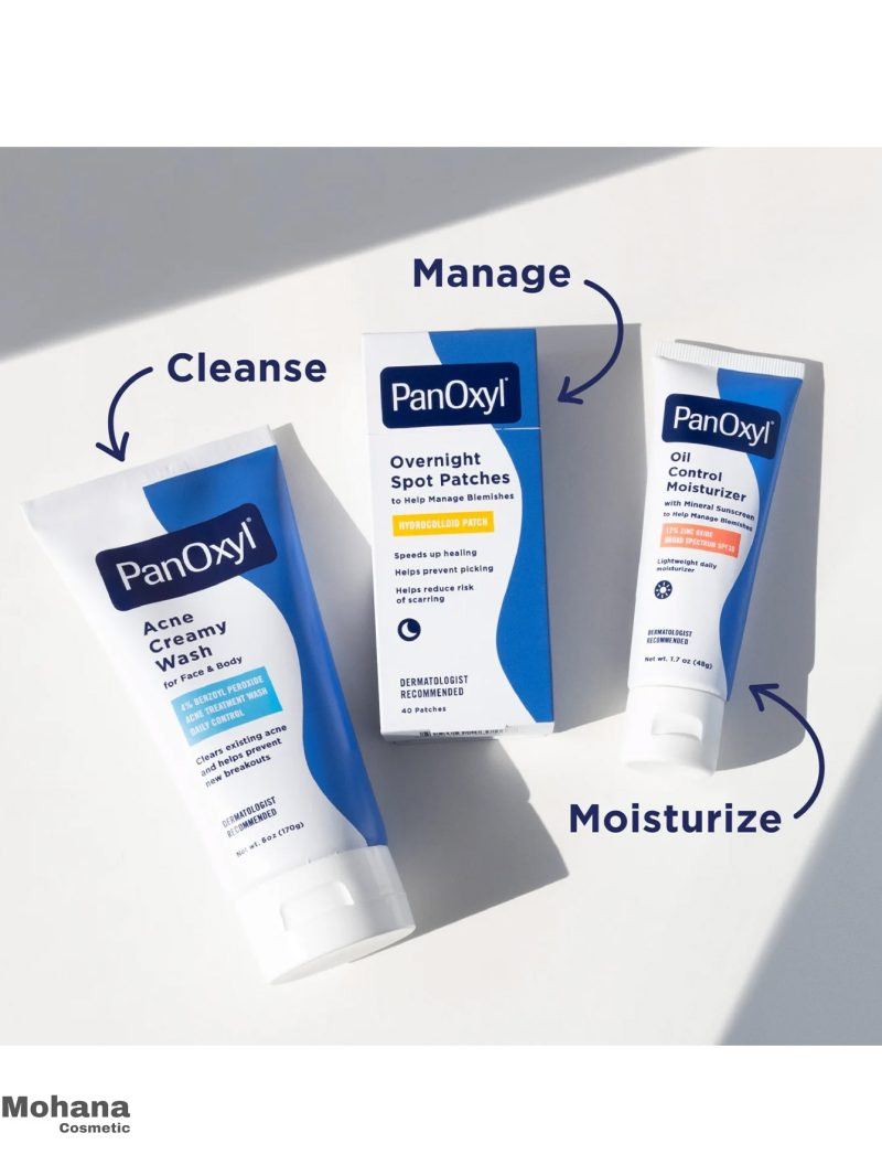 شوینده کرمی ضد جوش پانوکسیل مدل 4% Benzoyl Peroxide - Image 6
