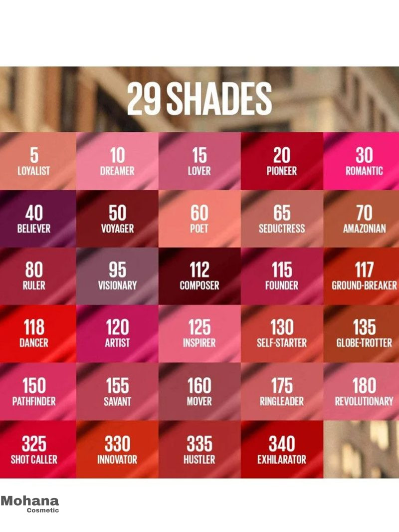 رژلب مایع میبلین مدل Super Stay Matte Ink - تصویر 4