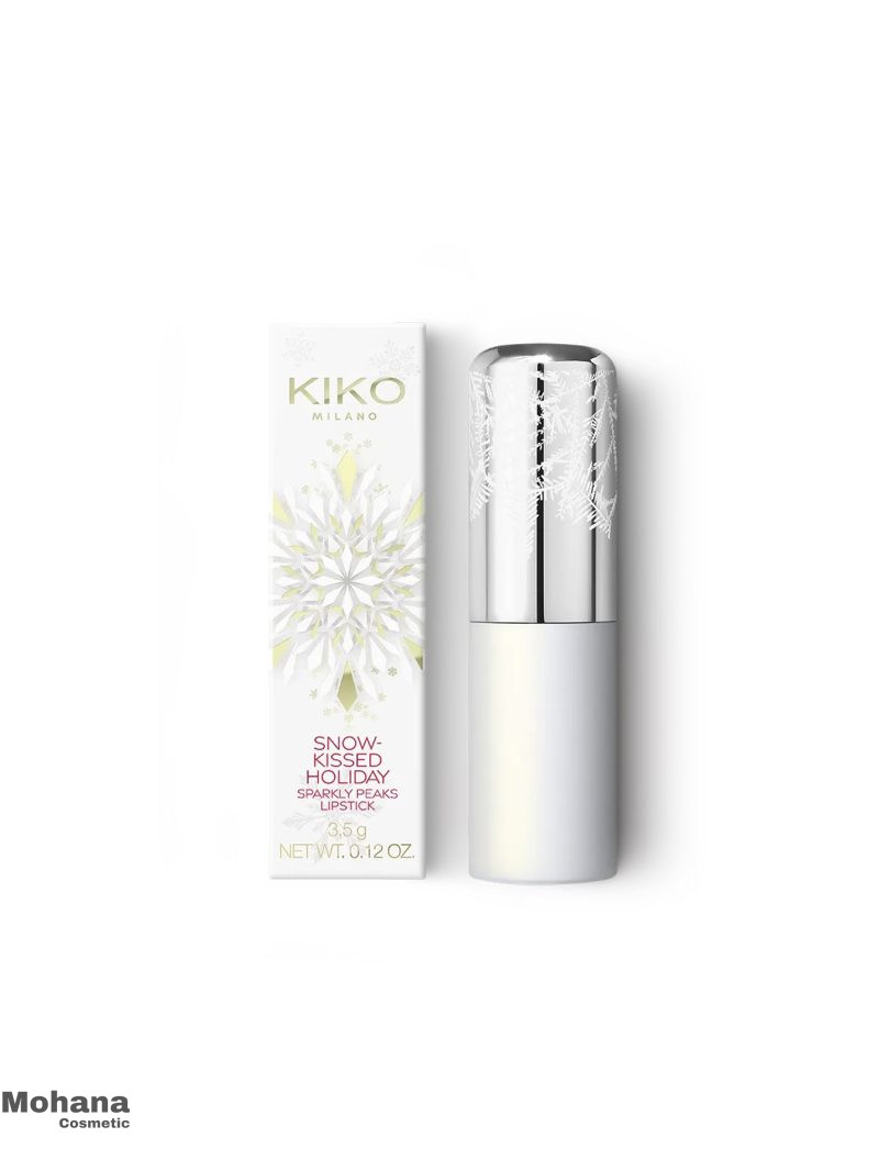 رژلب کیکو مدل snow kissed holiday رنگ 01 Cinnamon Spice - Image 4
