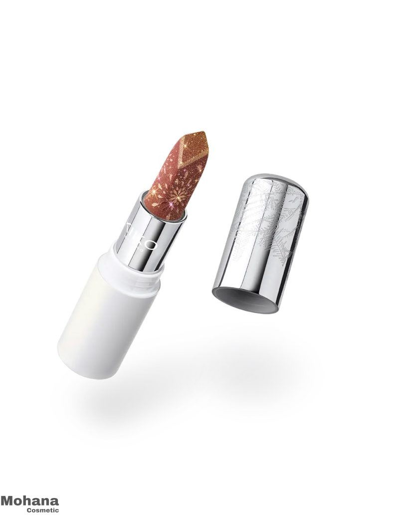 رژلب کیکو مدل snow kissed holiday رنگ 01 Cinnamon Spice - Image 3