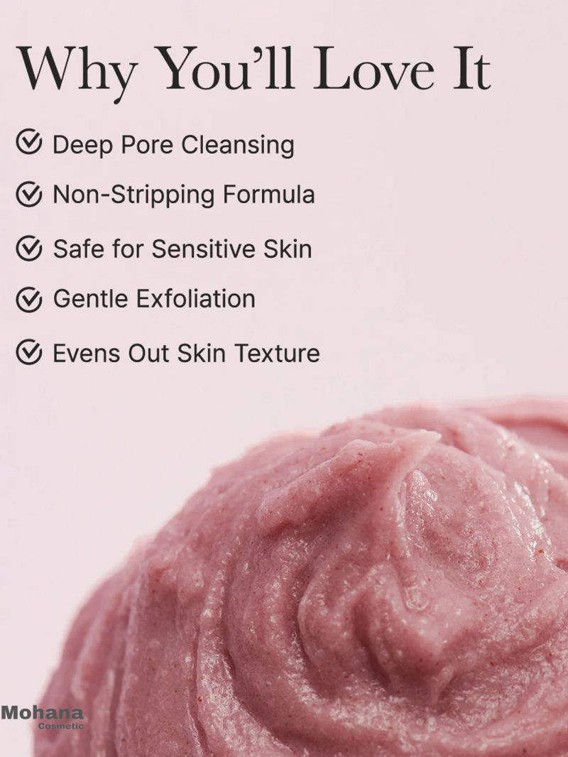 شوینده صورت آرنسیا مدل Fresh Rosehip Mochi - Image 3