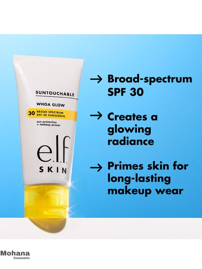 ضدآفتاب و پرایمر الف مدل Whoa Glow SPF 30 - Image 3