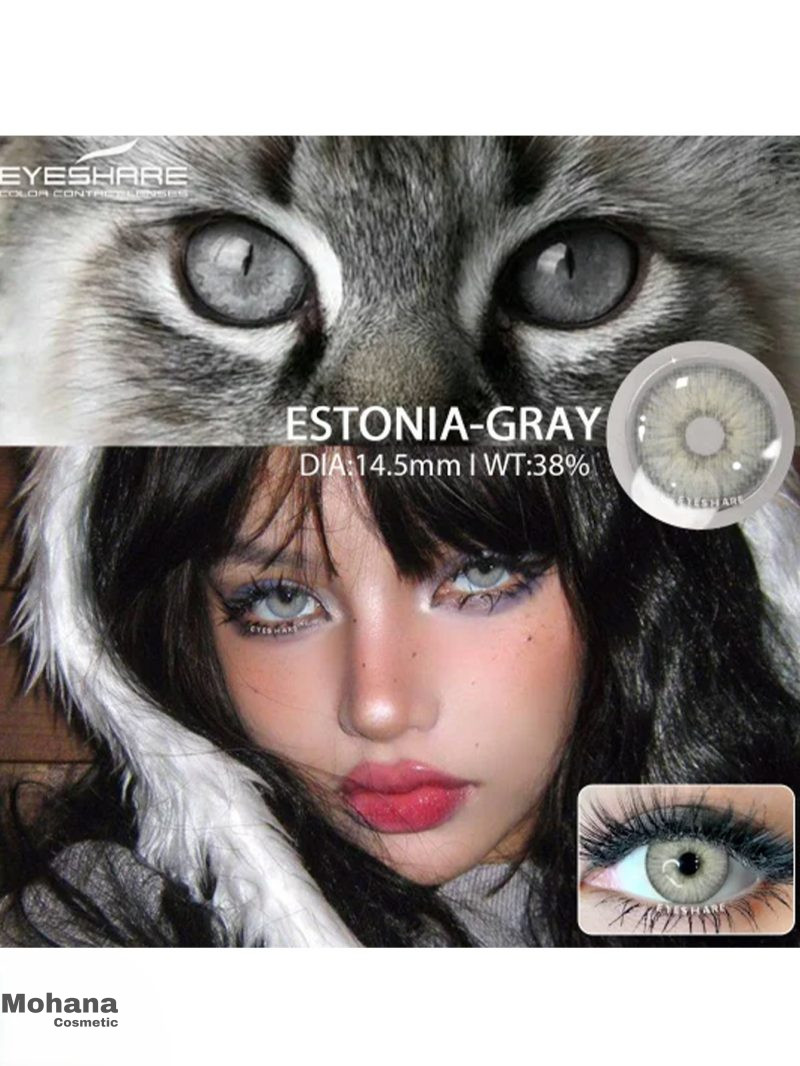 لنز رنگی چشم eyeshare رنگ Estonia Gray - Image 4
