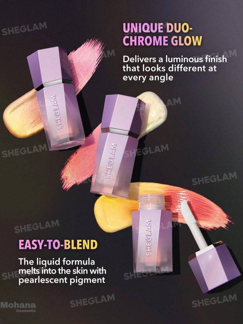 هایلایتر شیگلم مدل Chroma Glow Bloom - Image 4