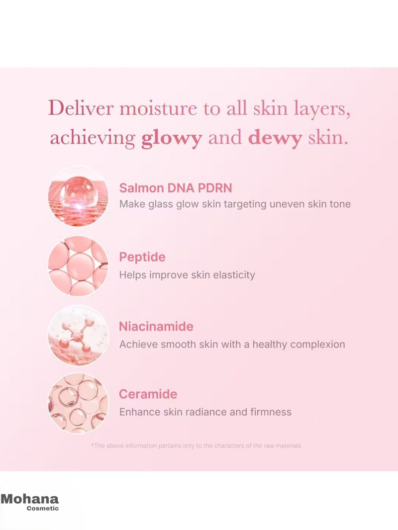 تونر شیری مدی کیوب مدل PDRN Pink Niacinamide - Image 3