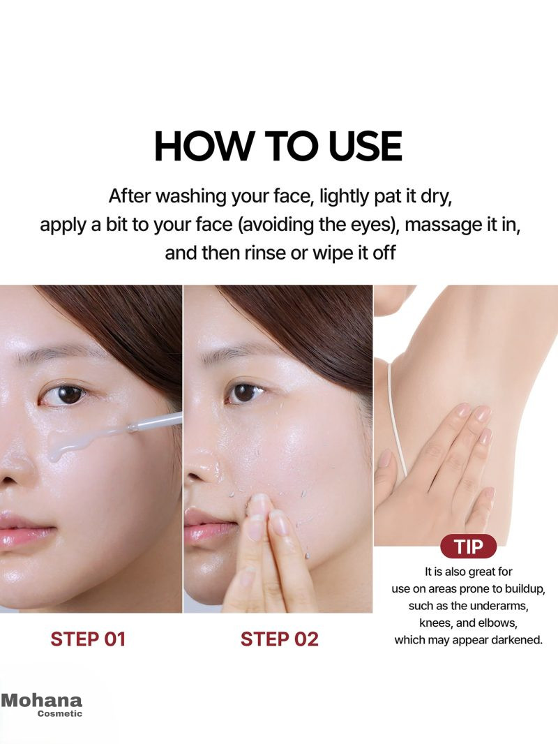 سرم لایه بردار برنج سیاه دکتر ملاکسین مدل Glow Black Rice - Image 7