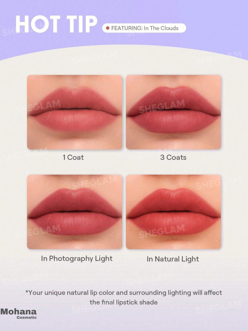 رژگونه و رژ لب شیگلم مدل Cheek Cream رنگ High Winds - تصویر 7