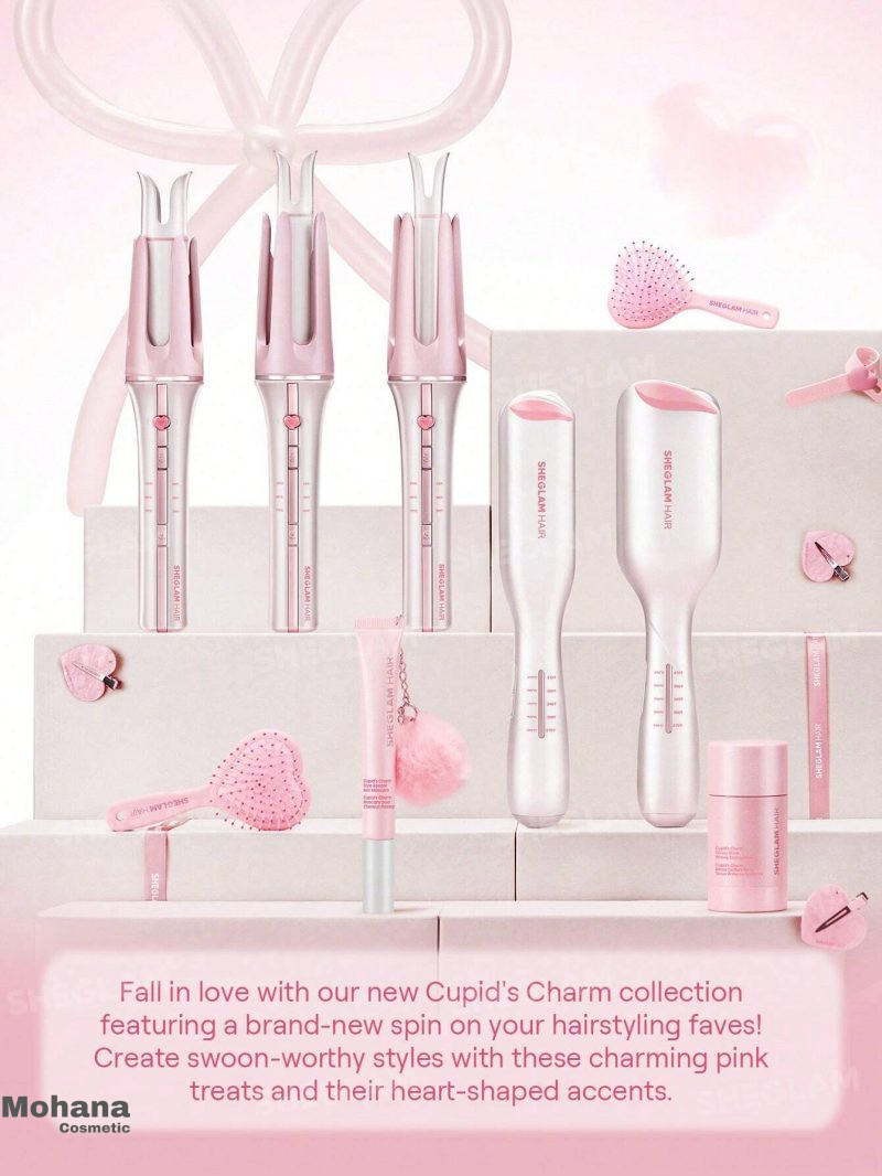 دستگاه کرلی صورتی شیگلم مدل Cupid's Charm - Image 10