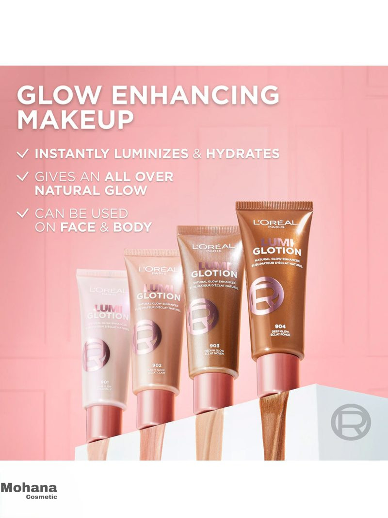 کرم درخشان کننده پوست لومی گلوشن لورئال Lumi Glotion Cream - Image 7