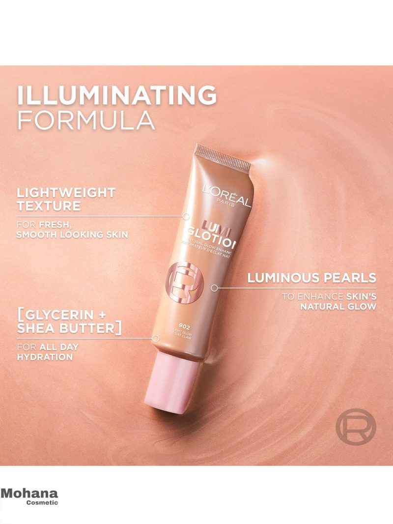 کرم درخشان کننده پوست لومی گلوشن لورئال Lumi Glotion Cream - Image 2
