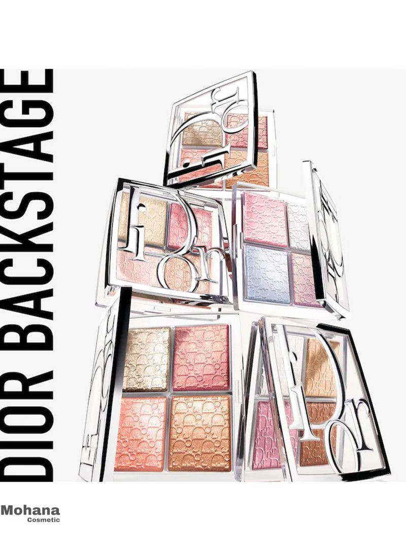 پالت هایلایتر و رژگونه مینی دیور مدل Backstage Glow - Image 4