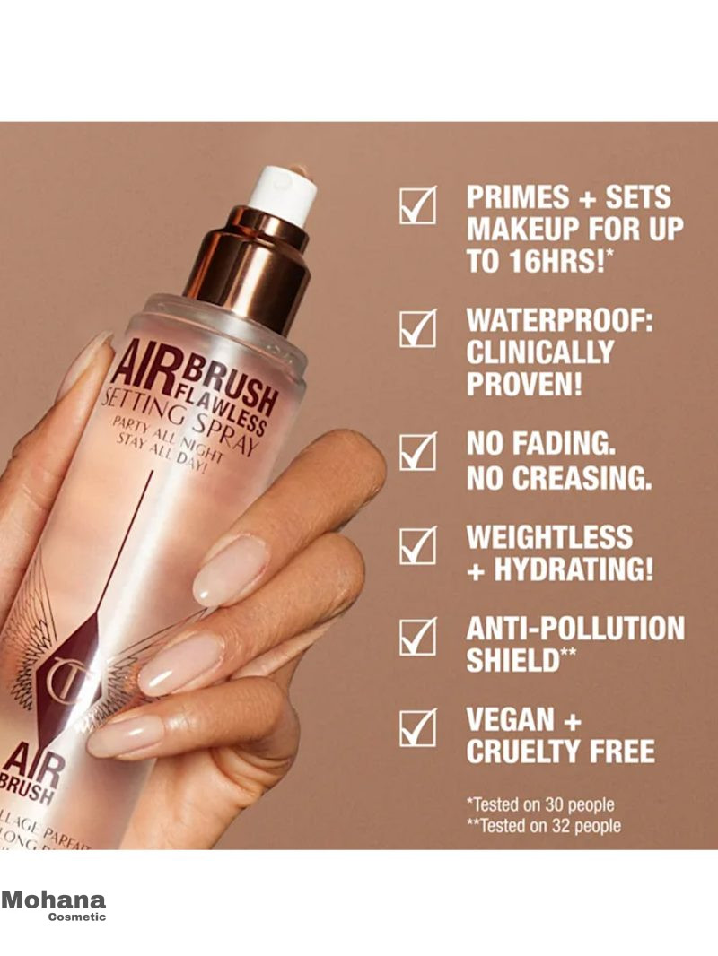 اسپری فیکس مینی شارلوت تیلبری مدل Airbrush Flawless - Image 2