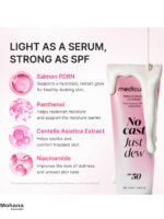 ضدآفتاب PDRN مدی کیوب مدل No Cast Just Dew - Image 3