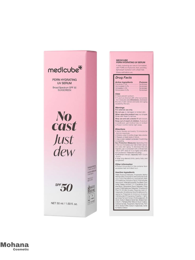 ضدآفتاب PDRN مدی کیوب مدل No Cast Just Dew - Image 8