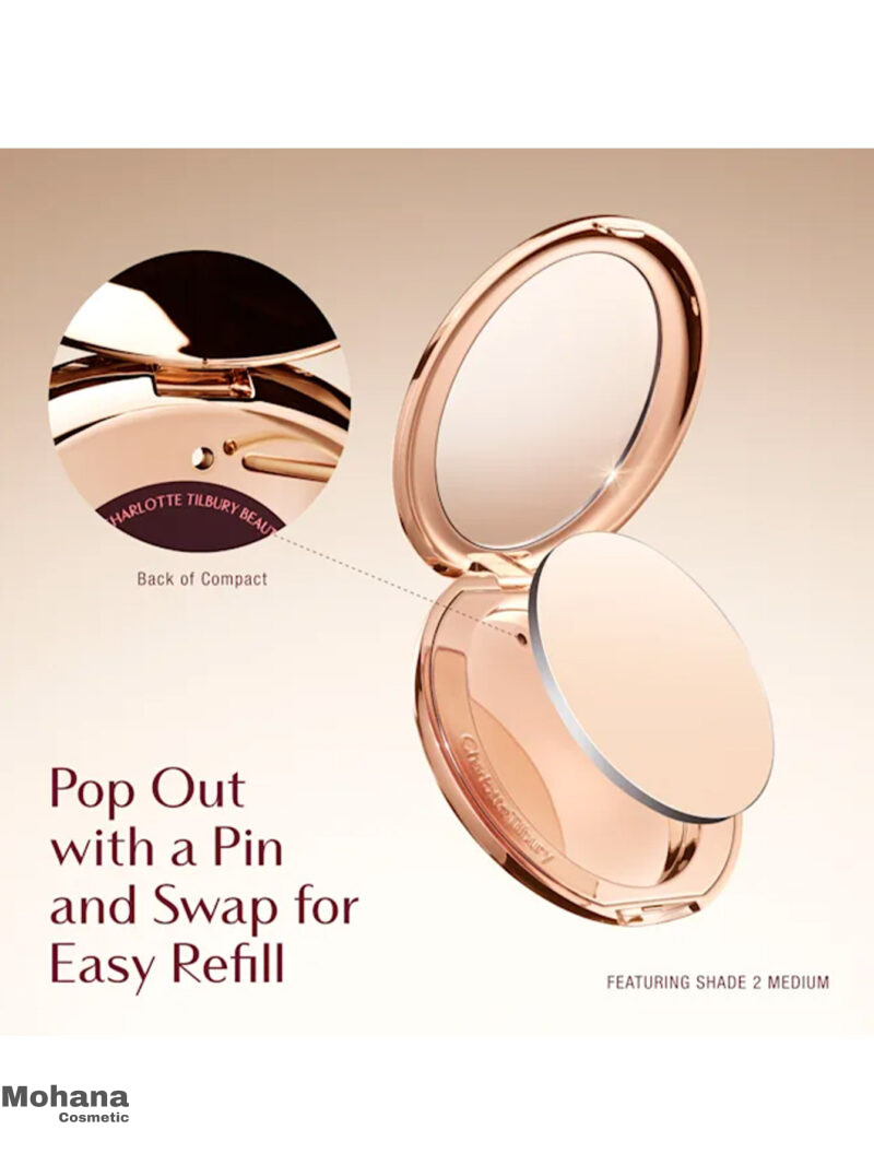 پنکک مینی شارلوت تیلبری مدل Airbrush Flawless - Image 2