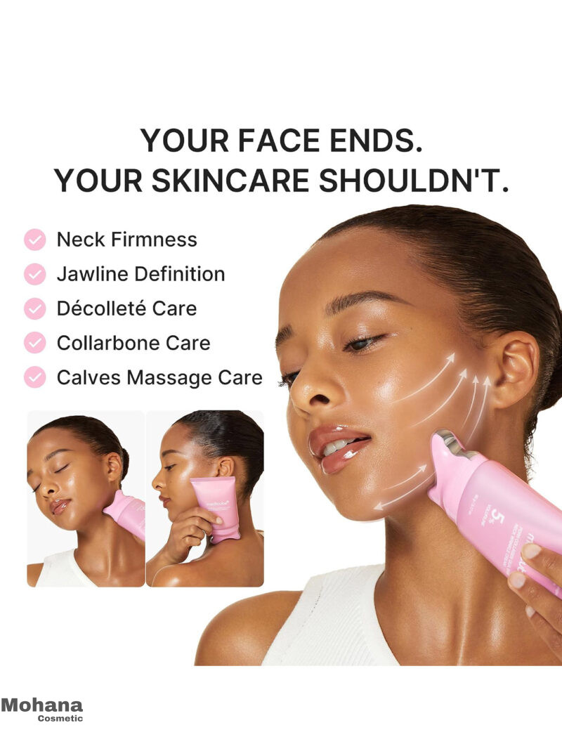 کرم ضد چروک گردن کلاژن و PDRN مدی کیوب مدل Gua Sha - Image 5
