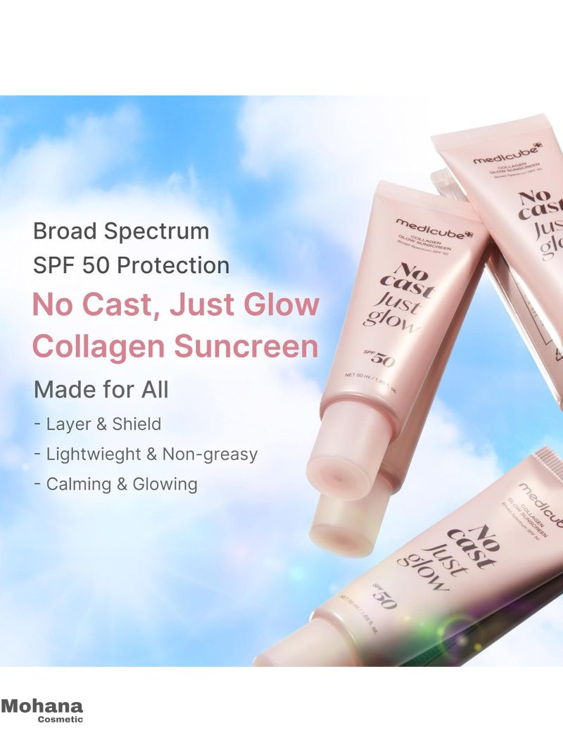 ضدآفتاب کلاژن مدی کیوب مدل No Cast Just Glow - Image 2