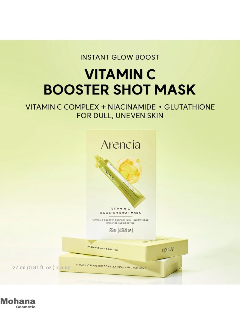 ماسک ورقه ای ویتامین سی آرنسیا مدل Booster Shot - Image 2