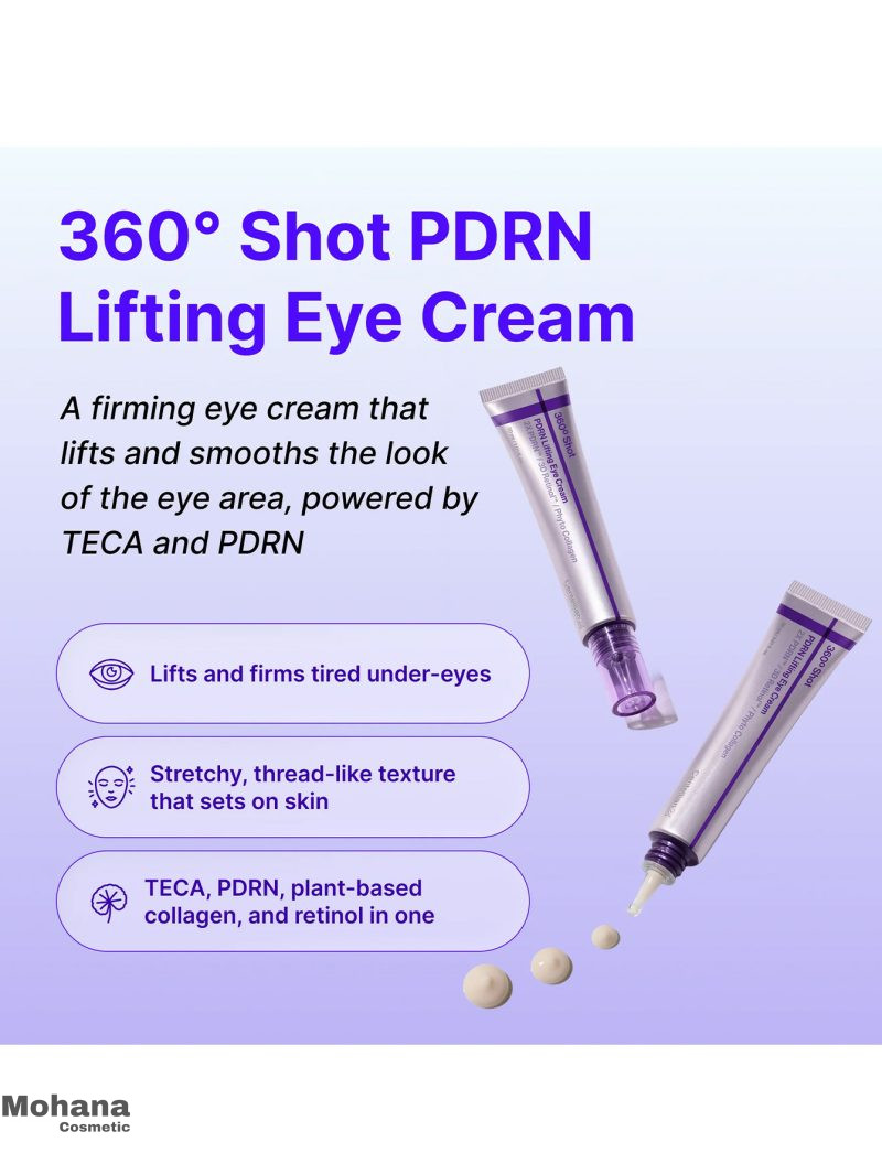 کرم دور چشم لیفت‌ کننده سنتلیان 24 مدل 360 Shot - تصویر 2