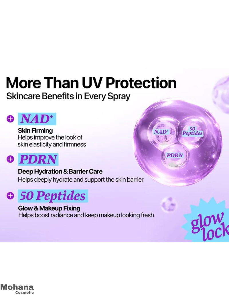 اسپری ضدآفتاب درخشان‌ کننده نامبوزین مدل Glow Lock - تصویر 3