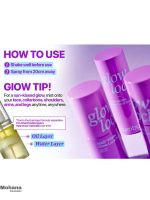 اسپری ضدآفتاب درخشان‌ کننده نامبوزین مدل Glow Lock - تصویر 9