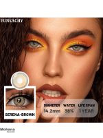 لنز رنگی FUNSACHY رنگ Serena Brown - تصویر 2